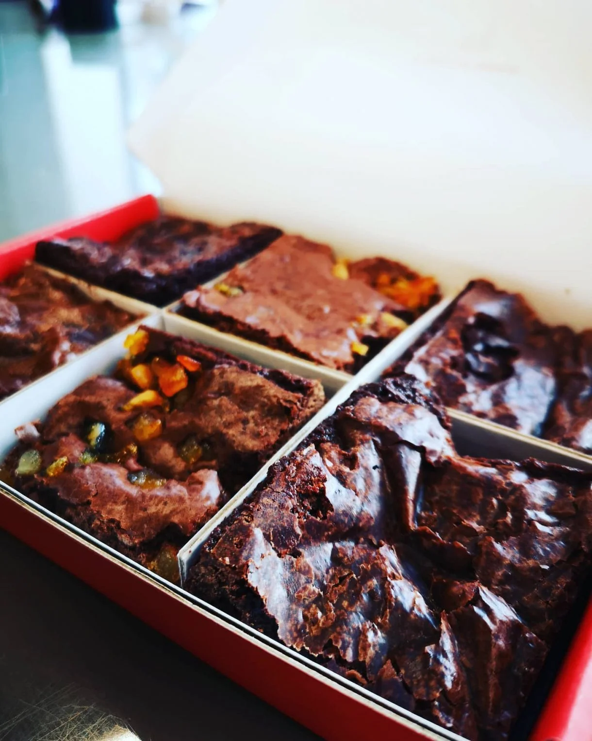 luxury brownies delivered through your letter box throughout the UK
